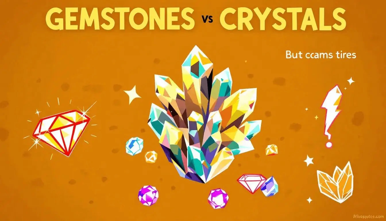 Key Differences Between Gemstones and Crystals