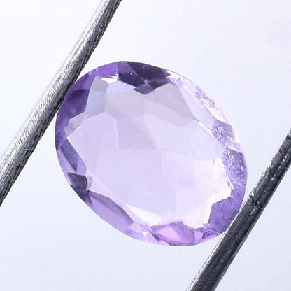 1.91 Ct Faceted Brazilian Amethyst Gemstone - Faceted