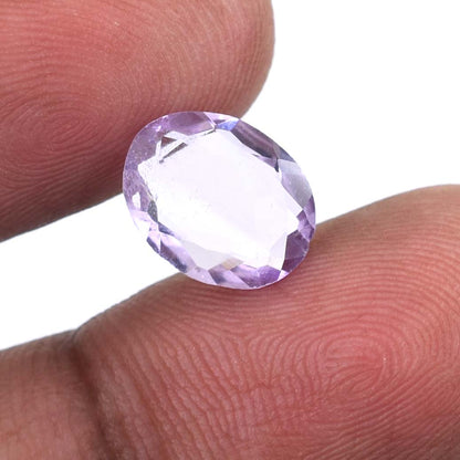 1.91 Ct Faceted Brazilian Amethyst Gemstone - Faceted