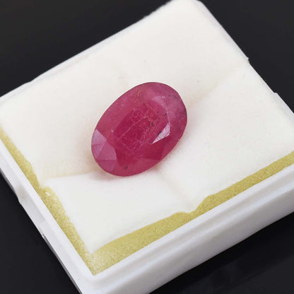 10.27 Ct Madagascar Ruby Gemstone - Faceted