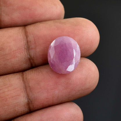 11.89 Ct African Ruby Gemstone - Faceted