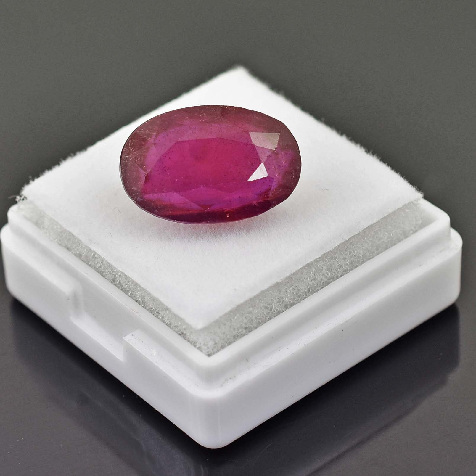 11.9 Ct African Ruby Gemstone - Faceted