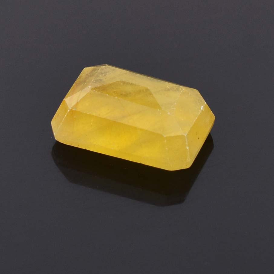 12.44 Cts Madagascar Yellow Sapphire - Faceted