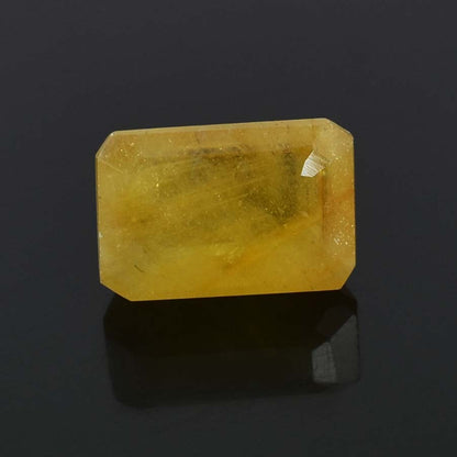 12.44 Cts Madagascar Yellow Sapphire - Faceted