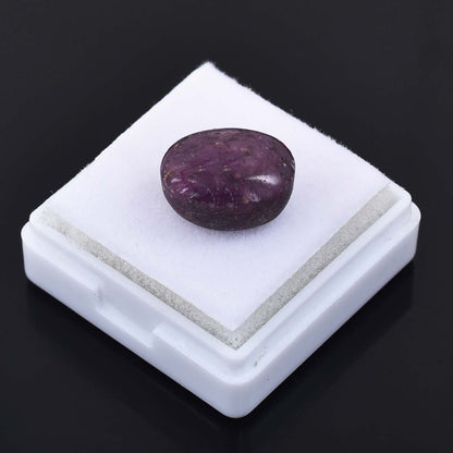 12.60 Ct Madagascar Star Ruby Gemstone - Cabochon