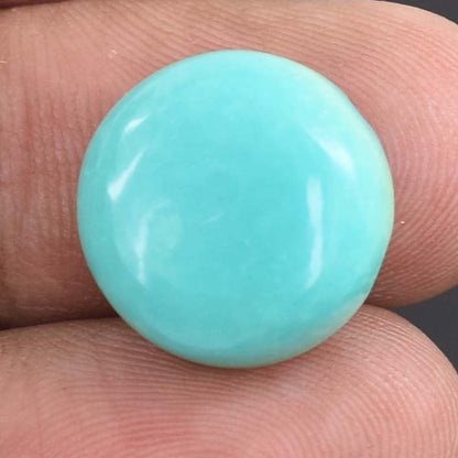 12.71 Cts Iranian Turquoise Gemstone - Cabochon