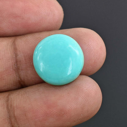 12.71 Cts Iranian Turquoise Gemstone - Cabochon