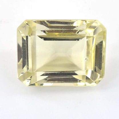 14.85 Cts Brazilian Lemon Quartz Gemstone - Faceted