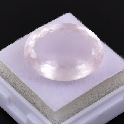 15.35 Ct Brazilian Rose Quartz Gemstone - Faceted