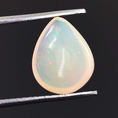 2.35 Cts Ethiopian Fire Opal Gemstone - Cabochon