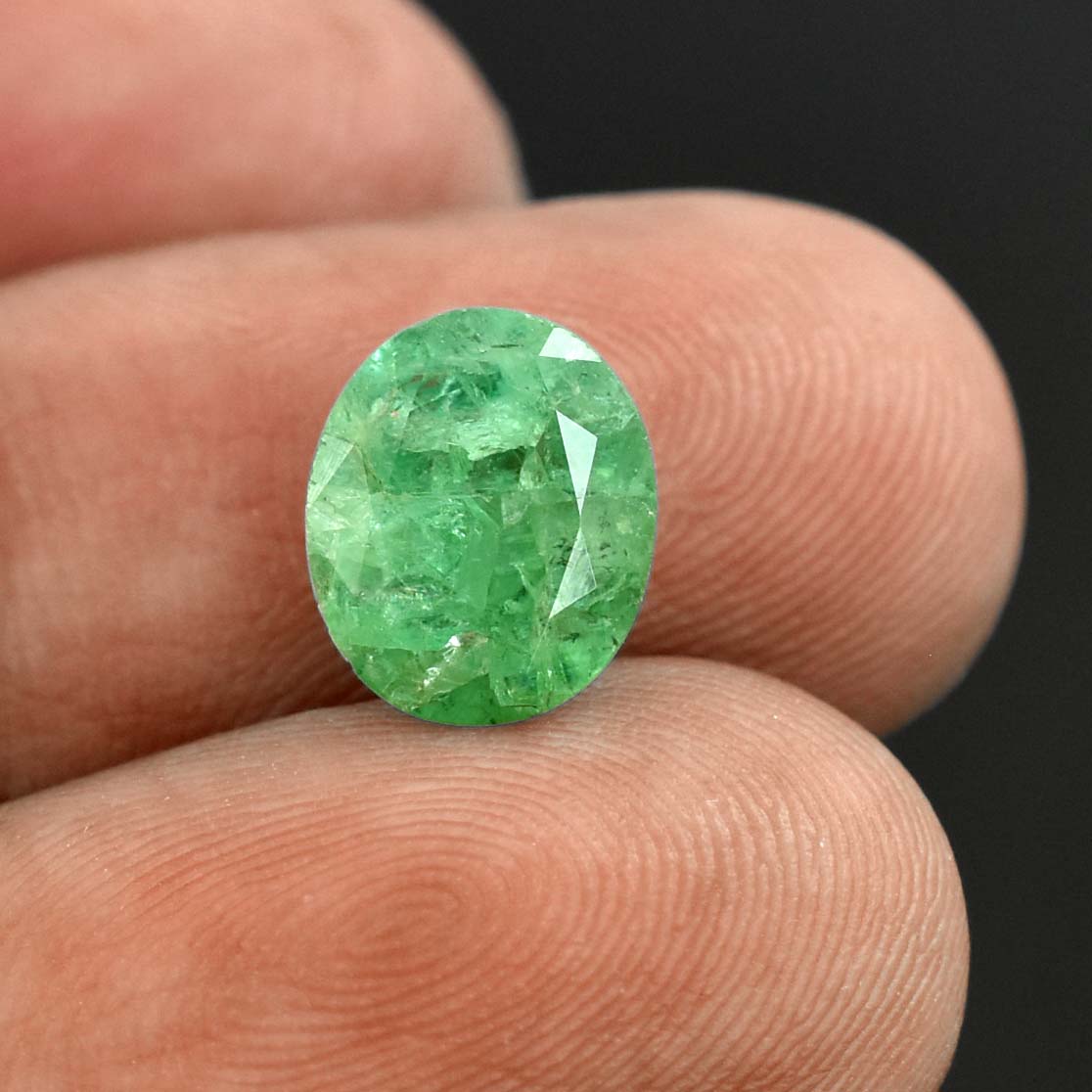 2.50 Ct African Emerald Gemstone - Faceted