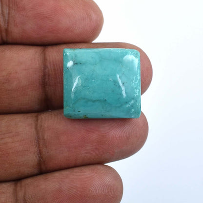 25.8 Cts Iranian Turquoise Gemstone - Cabochon