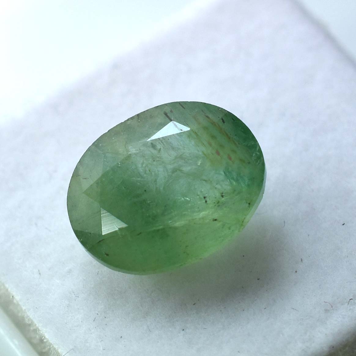 3.78 Cts Brazilian Emerald Gemstone - Faceted