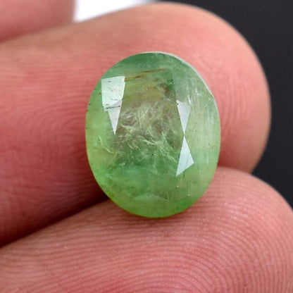 3.78 Cts Brazilian Emerald Gemstone - Faceted