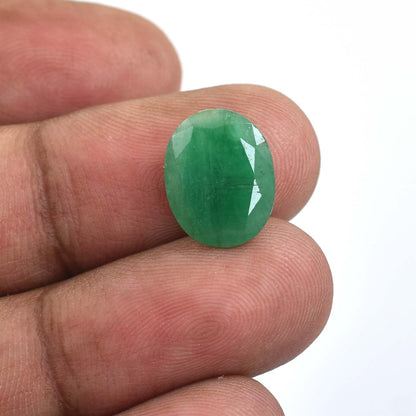 4.34 Ct African Emerald Gemstone - Faceted