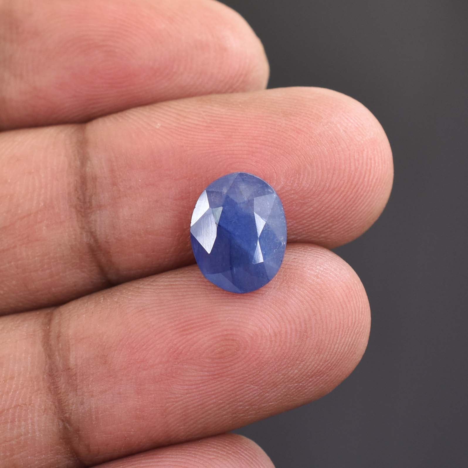 4.37 Cts Madagascar Blue Sapphire - Faceted