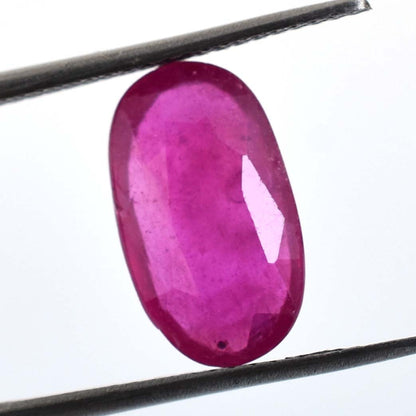 4.39 Cts African Ruby Gemstone - Faceted