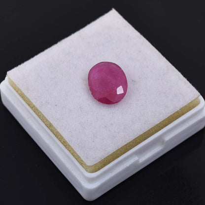 4.53 Ct African Ruby Gemstone - Faceted