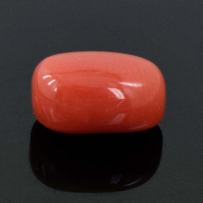 4.56 Ct Italian Red Coral Gemstone - Cabochon