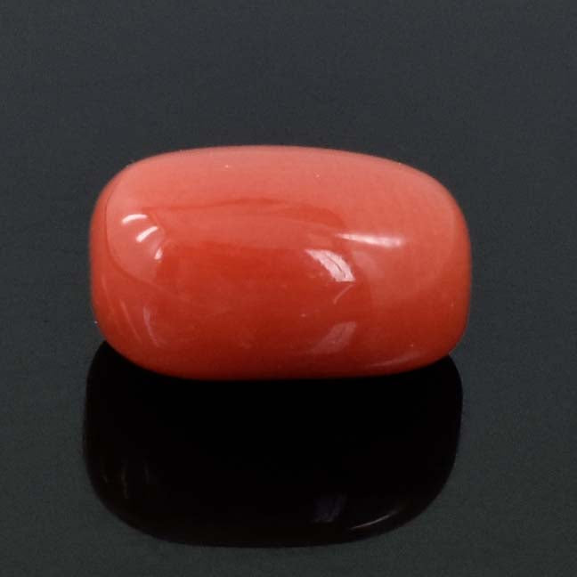 4.56 Ct Italian Red Coral Gemstone - Cabochon