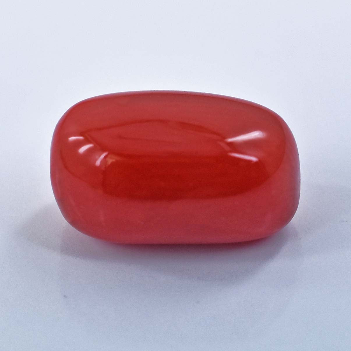 4.56 Ct Italian Red Coral Gemstone - Cabochon