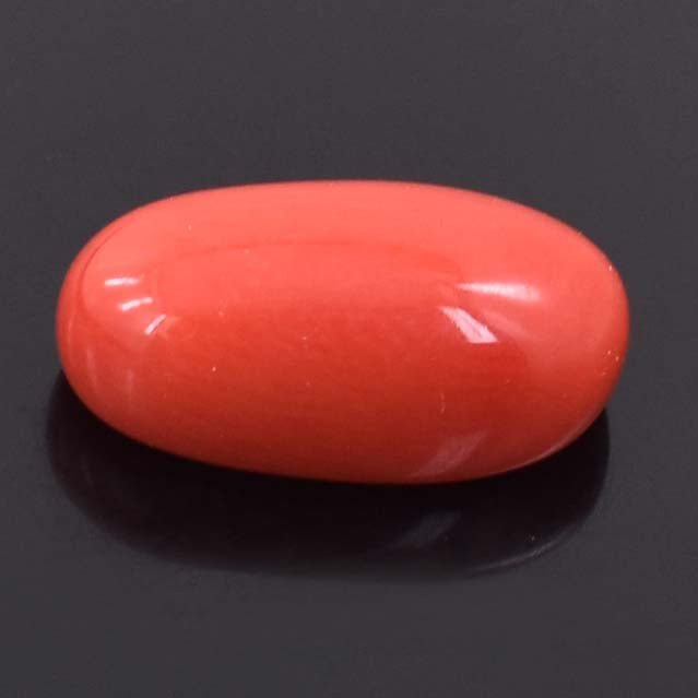 4.6 Cts Italian Red Coral Gemstone - Cabochon