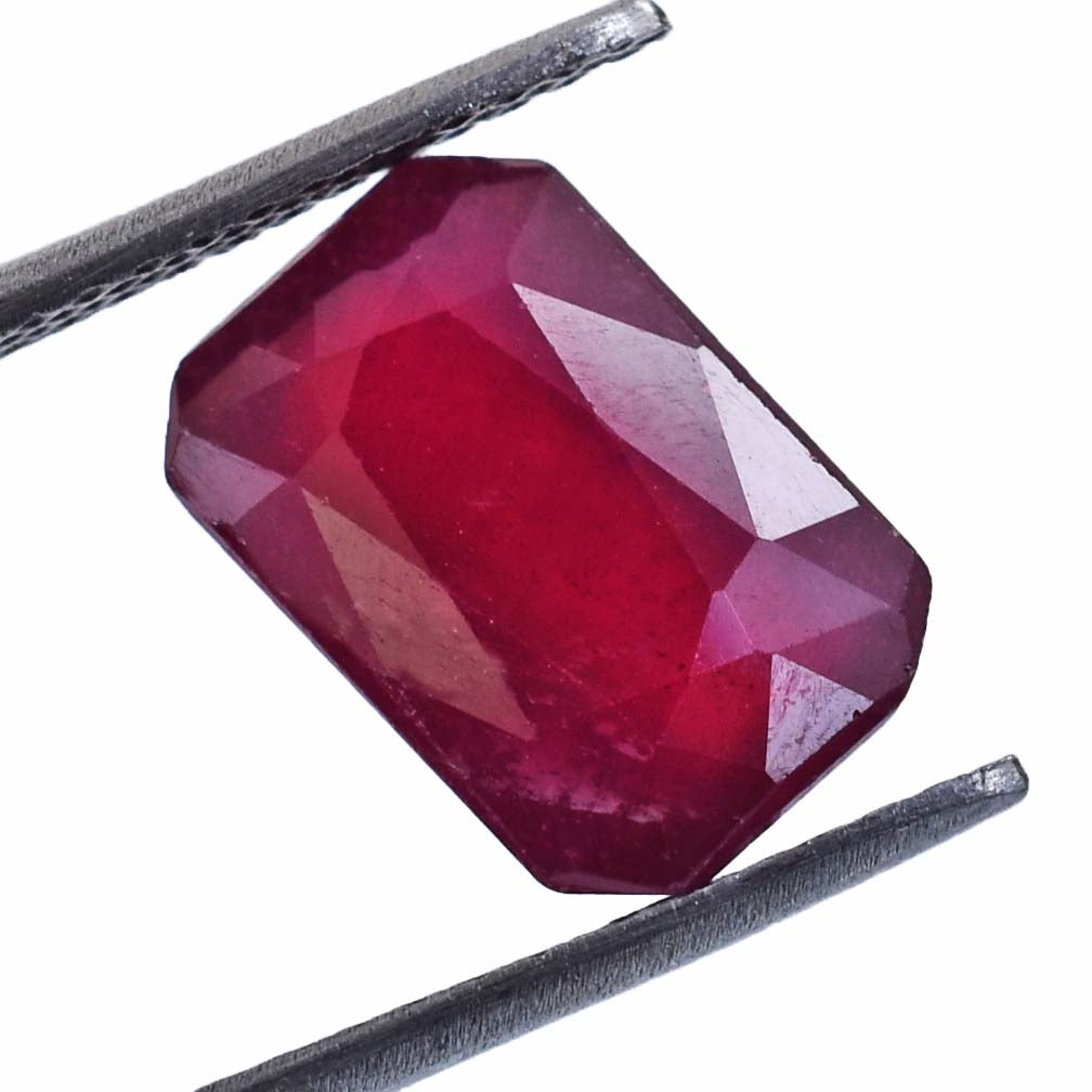 4.91 Cts Madagascar Ruby Gemstone - Faceted