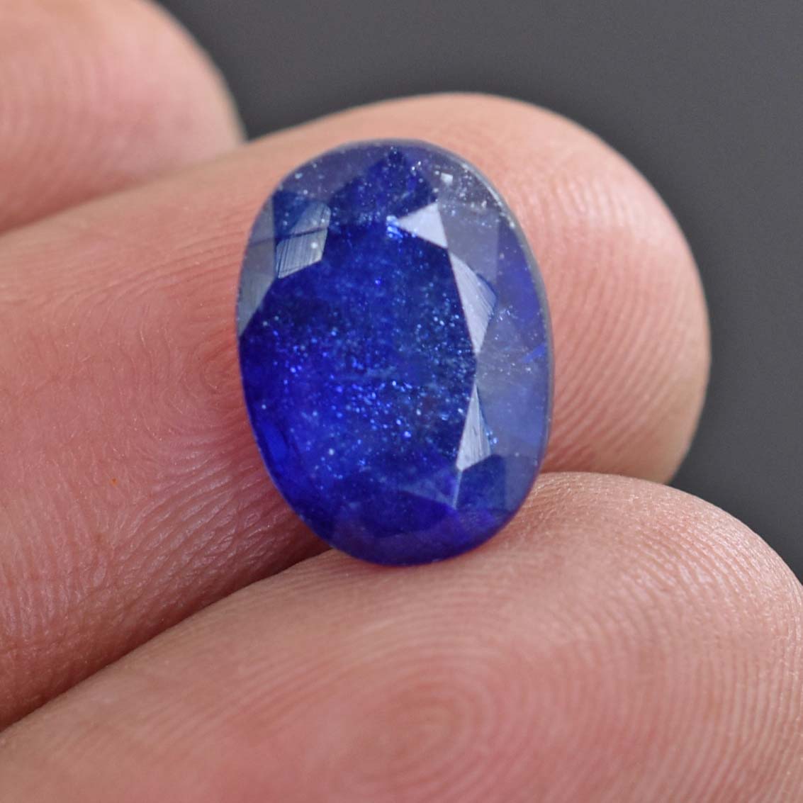 5.26 Ct Madagascar Blue Sapphire Gemstone - Faceted