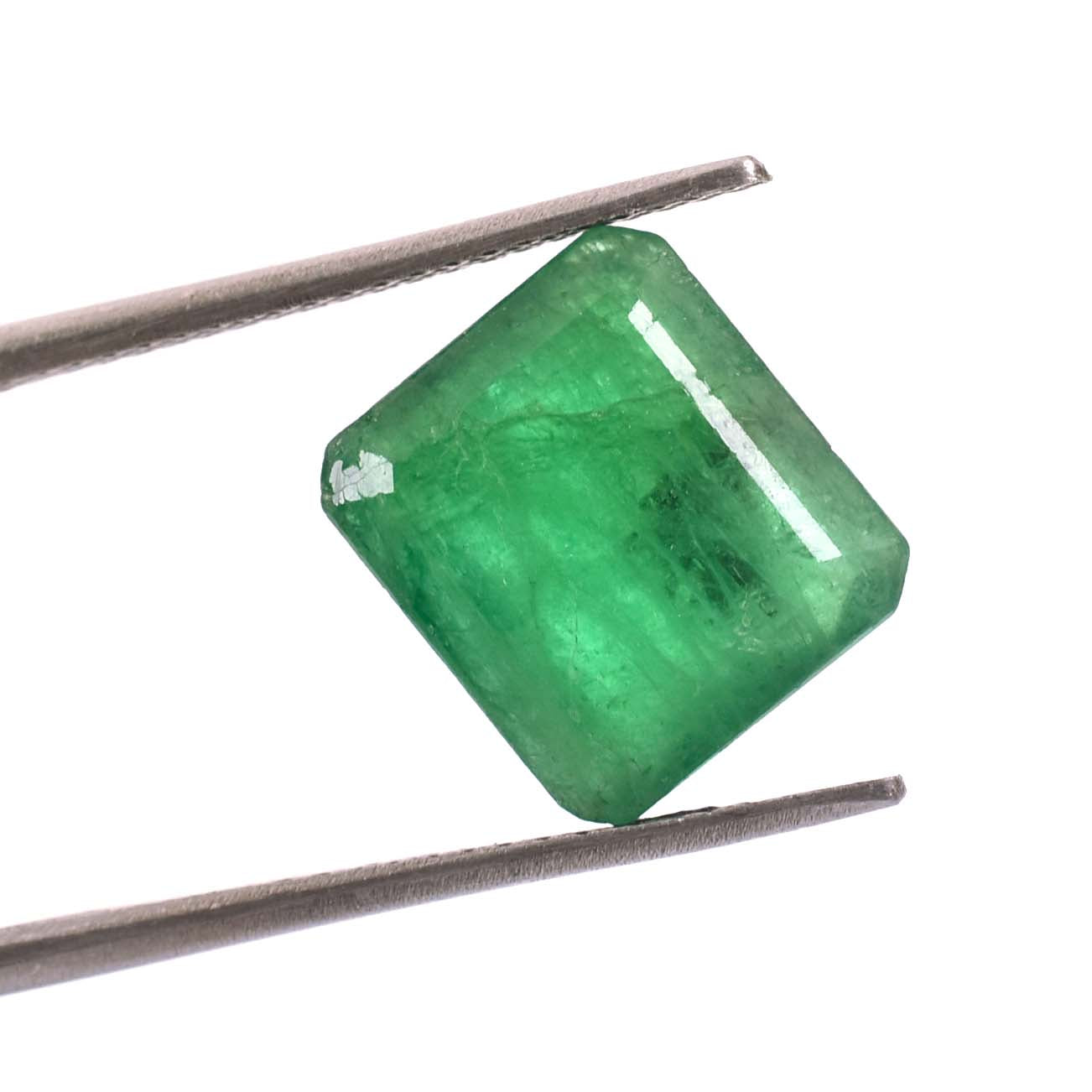 5.65 Cts African Emerald Gemstone - Faceted