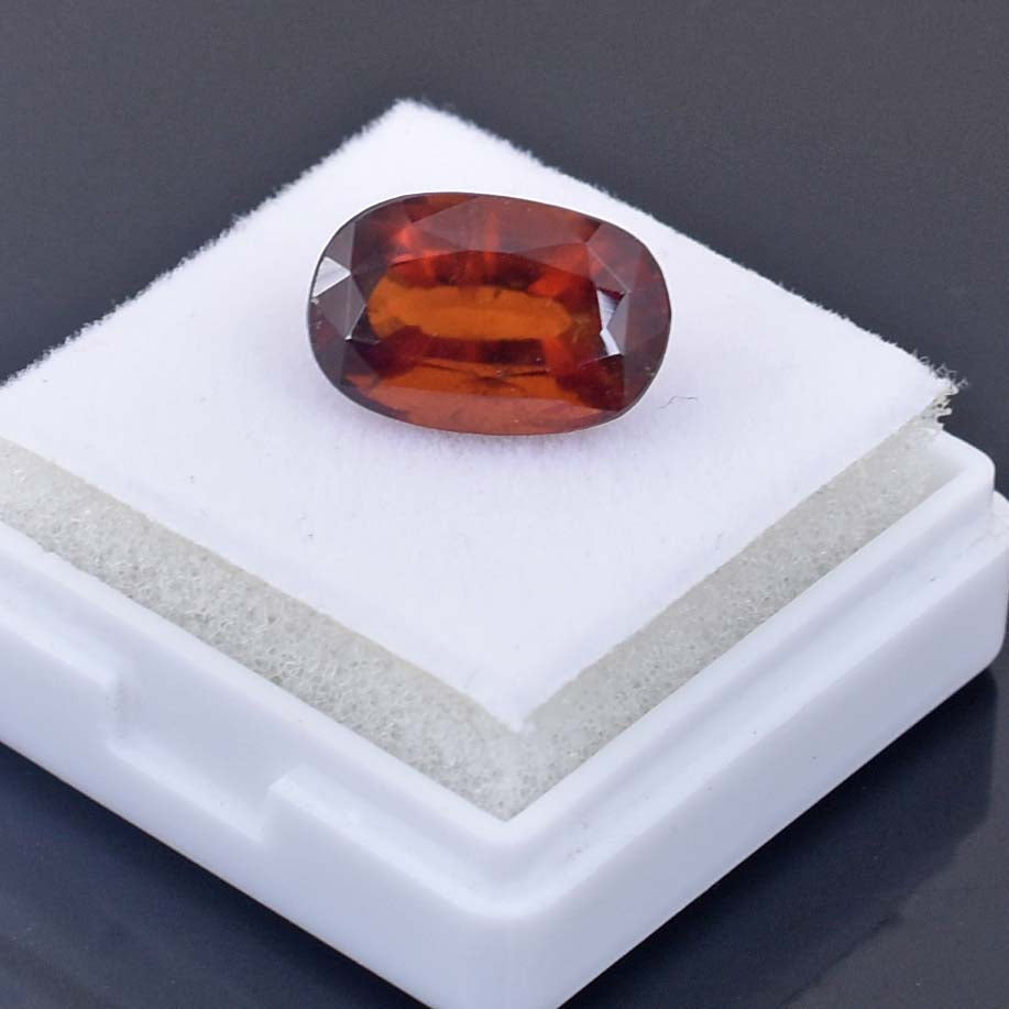 5.7 Cts Madagascar Hessonite Garnet Gemstone - Cabochon