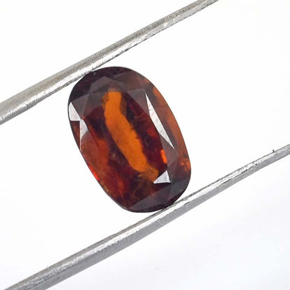 5.7 Cts Madagascar Hessonite Garnet Gemstone - Cabochon