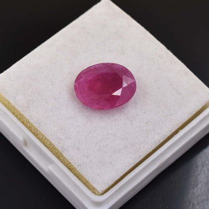 5.74 Ct Madagascar Ruby Gemstone - Faceted