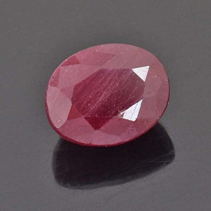 5 Cts African Ruby Gemstone - Faceted