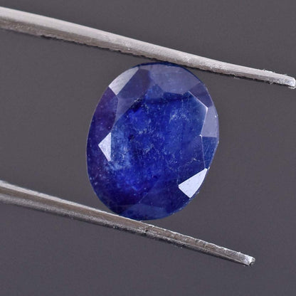 6.21 Ct Madagascar Blue Sapphire Gemstone - Faceted