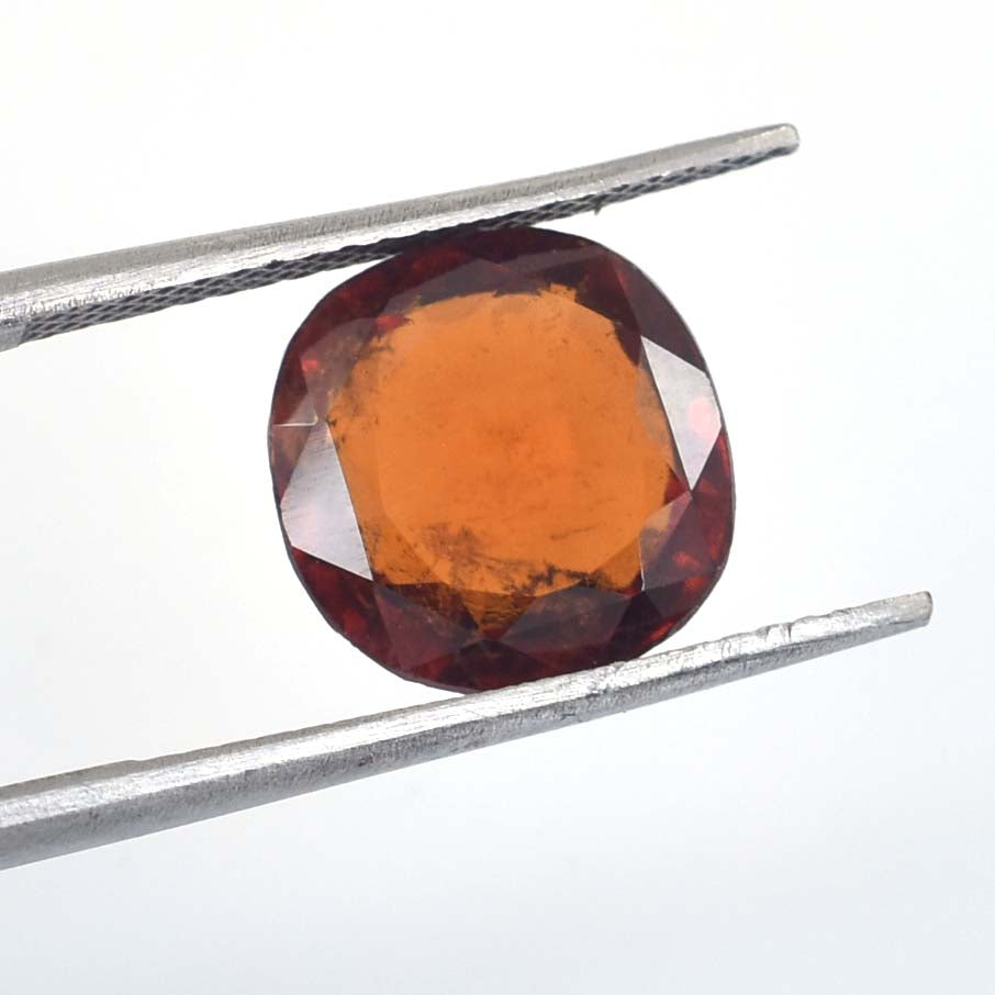 6.21 Ct Madasgaskar Hessonite Garnet Gemstone - Faceted