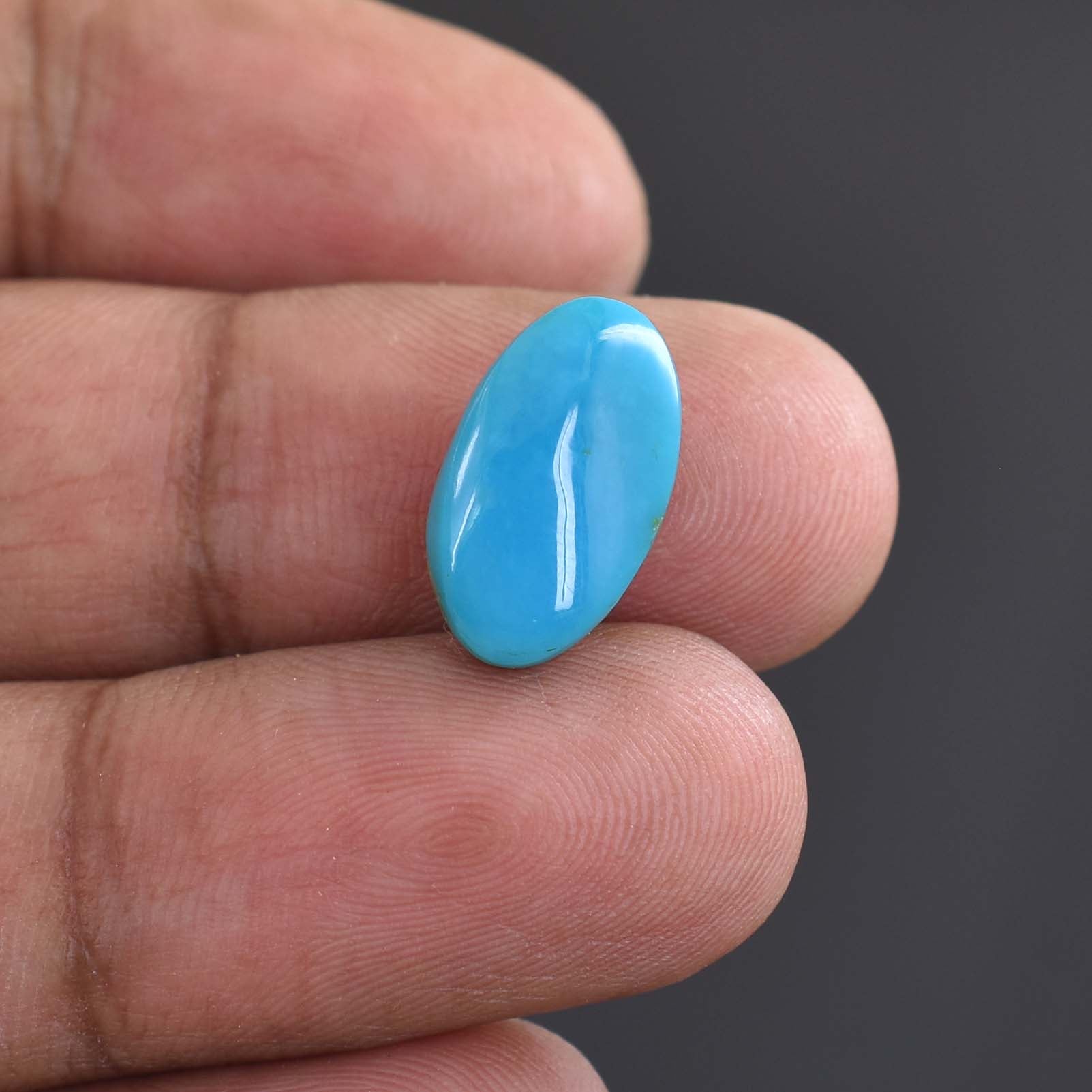 6.54 Ct Irani Turquoise Gemstone - Cabochon