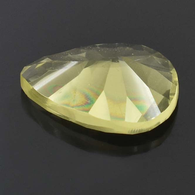 6.6 Cts Brazilian Lemon Quartz Gemstone - Faceted