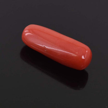 6.65 Cts Italian Red Coral Gemstone - Faceted