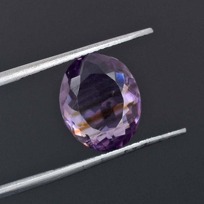 6.66 Cts Brazilian Amethyst Gemstone - Faceted