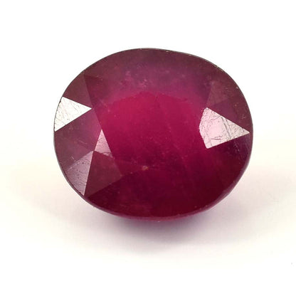 6.72 Cts African Ruby Gemstone - Faceted