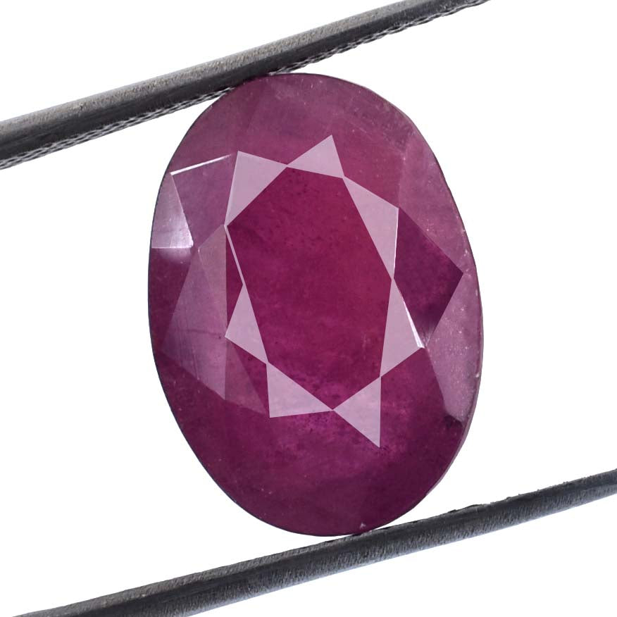 9.80 Ct Madagascar Ruby Gemstone - Faceted