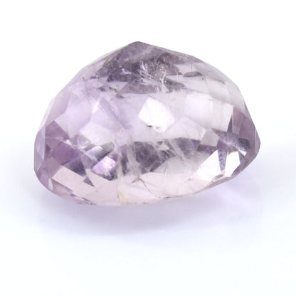 Pale purple gemstone with a faceted, teardrop-like shape.